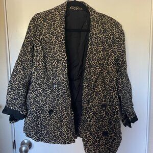The Kooples Cheetah Print Blazer